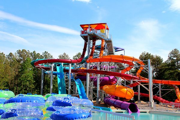 Outdoor Parks with Water Slides for Kids in Virginia
