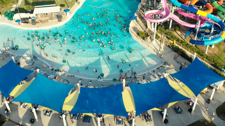 Outdoor Water Parks for Children in Texas